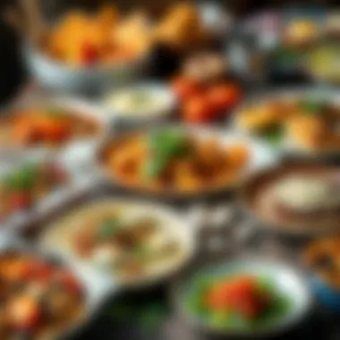 Healthy Recipe Selection Delicious and healthy clean eating recipes laid out