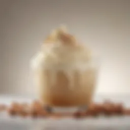 Close-up of fresh cream used in Baileys Irish Cream