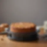 An elegant springform pan showcasing its unique design