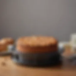 An elegant springform pan showcasing its unique design
