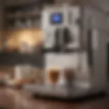 Sleek modern coffee maker showcasing advanced technology