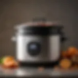 Elegant crock pot design showcasing modern features