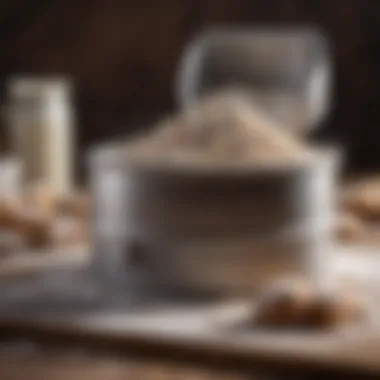 High-Quality Sifter in a Baking Environment Side view of a high-quality sifter in a baking setting