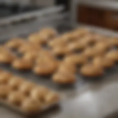 An array of baked goods displayed on the Calphalon Baking Sheet Set emphasizing versatility