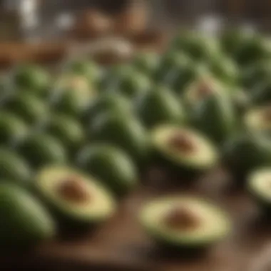 Various ways to store avocados including whole and sliced options