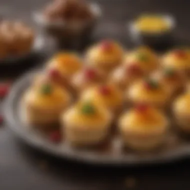 A colorful display of traditional Indian desserts after a meal