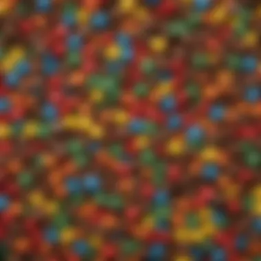 Consumer Preferences and M and M Colors A close-up view of M and M colors reflecting consumer preferences