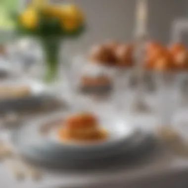 Elegant Table Setting for Wedding Registry Elegant table setting showcasing registry items