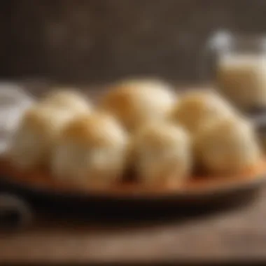 Fluffy dumplings showcasing the perfect texture