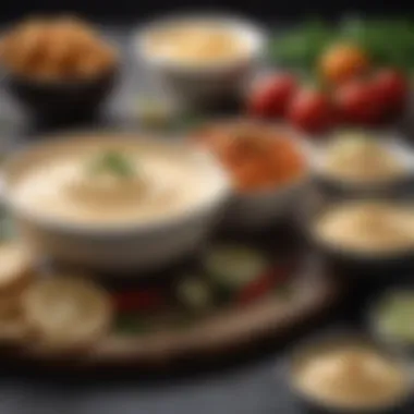 Dishes Enhanced with Spicy Mayonnaise A selection of dishes complimented by spicy mayonnaise