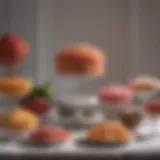 Elegant candy table showcasing a variety of sweets in a wedding setting