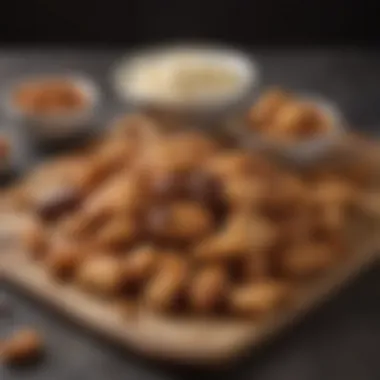 Ingredients spread for making Fried Snickers