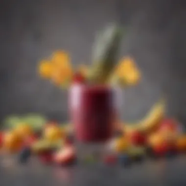 Fresh Fruits for Smoothie Bliss Vibrant assortment of fresh fruits ready for blending
