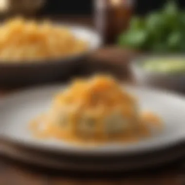 A creative keto recipe featuring shredded cheese as a key ingredient