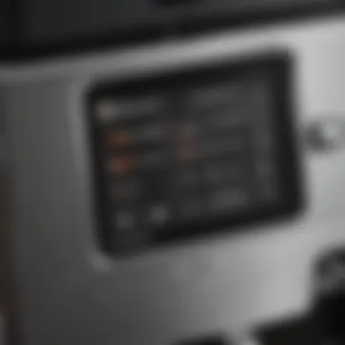 User-friendly control panel of the Cuisinart Coffee Maker