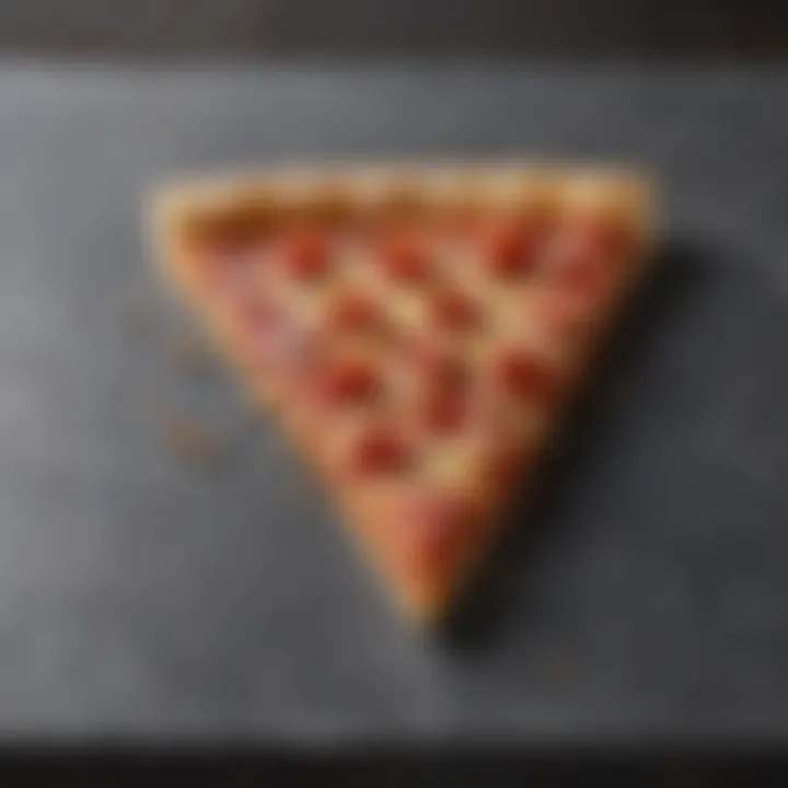 A close-up view of the Cuisinart pizza stone showing its surface texture