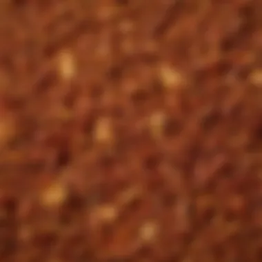 Close-up of Aleppo Chilli Flakes Texture Close-up of Aleppo chilli flakes highlighting their texture and color