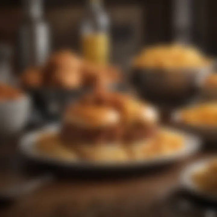 A vibrant dish showcasing southern soul food
