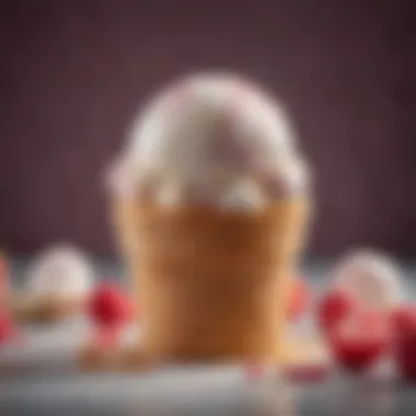 Techniques for Flavor Enhancement Visual representation of flavor enhancement techniques in ice cream