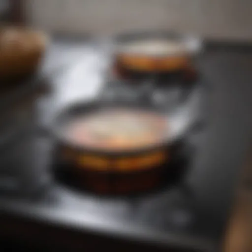 Sparkling clean electric stove top