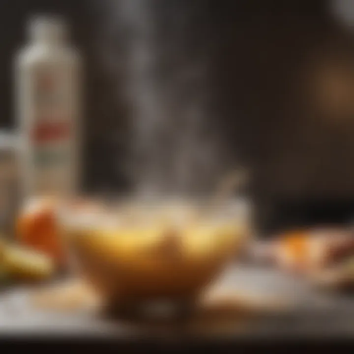 A selection of commercial products designed to eliminate cooking odors effectively.