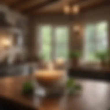 Enhancing Home Ambiance with Aromatics A candle emitting a pleasant aroma in a cozy home
