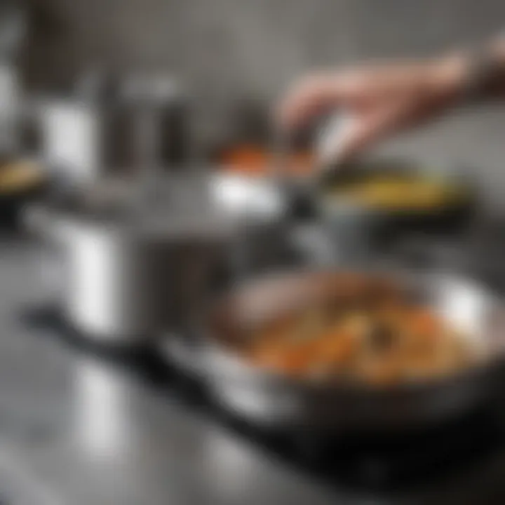 Maintaining the luster of stainless steel cookware