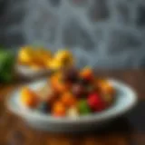 Colorful Roasted Vegetables for a Wholesome Meal Vibrant plate of colorful roasted vegetables