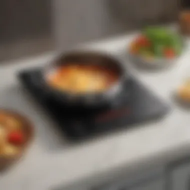 User-friendly interface of an induction cooktop