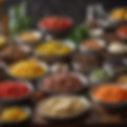 A vibrant array of fresh ingredients showcasing quality