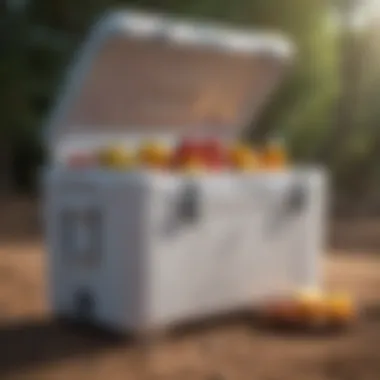 Cooler for Outdoor Adventures Cooler in a serene outdoor setting