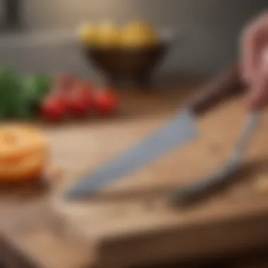 Versatility of the Wüsthof Classic Curved Boning Knife in the Kitchen Wüsthof Classic Curved Boning Knife in a culinary setting emphasizing its versatility