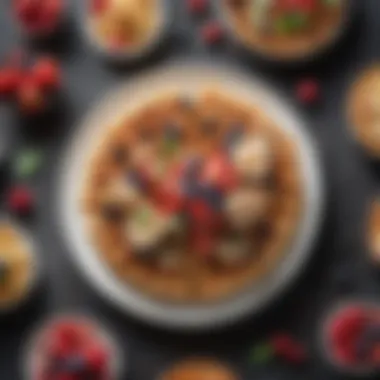 Elevate Your Waffle: Topping Ideas for Liege Delights An assortment of toppings elegantly arranged beside a freshly made Liege waffle