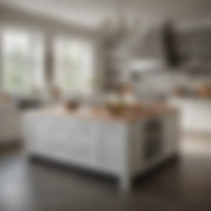 Aesthetic kitchen design with functional elements