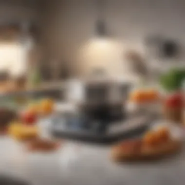 Gadgets for Culinary Innovation Innovative kitchen gadgets arranged artistically
