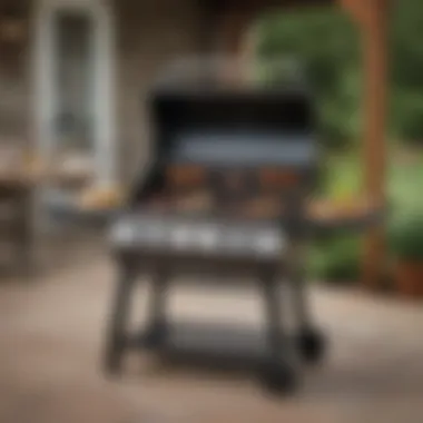 Features of the Charbroil Patio Grill highlighted