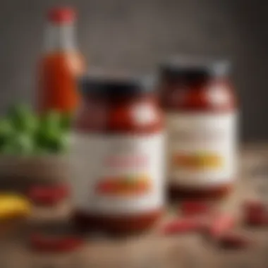 Homemade Chili Sauces A collection of homemade chili sauces in various jars, showcasing different colors and consistencies