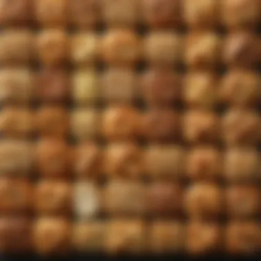 Different types of bread used to make croutons