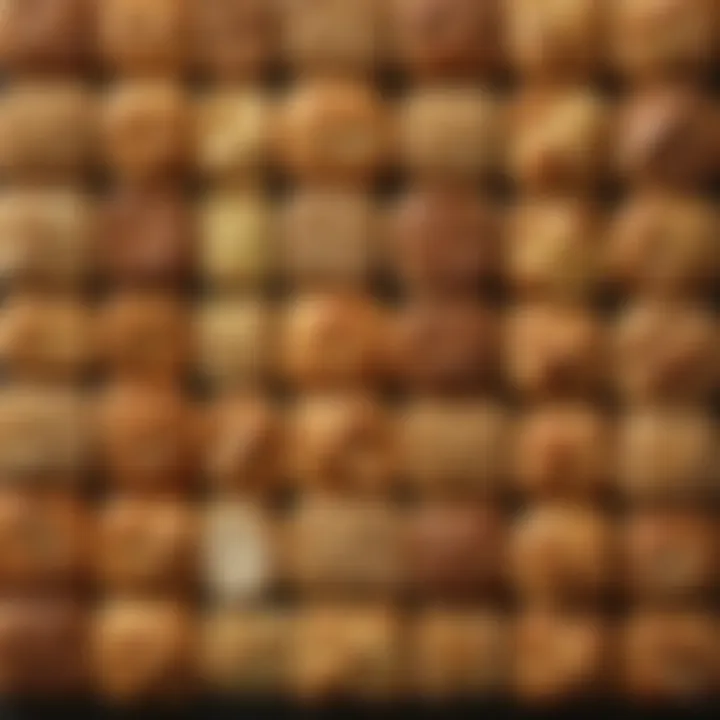 Different types of bread used to make croutons