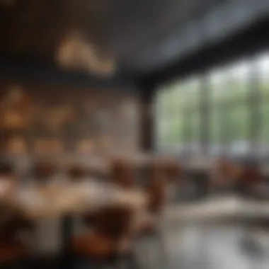 An upscale restaurant interior highlighting North Carolina's modern dining scene