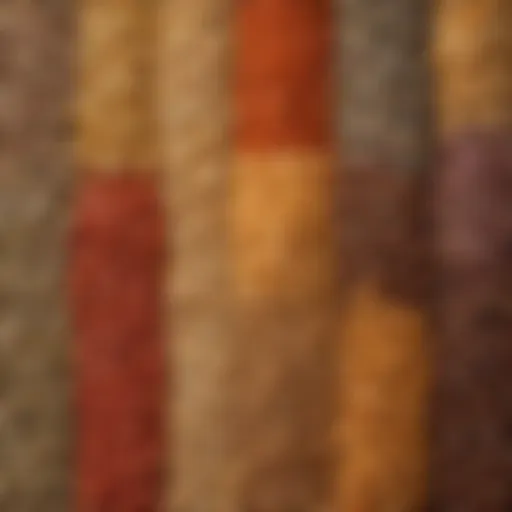 A vibrant display of multi-colored grains ready for cooking