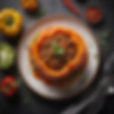 Gourmet Stuffed Bell Peppers Filled with Flavor Gourmet stuffed bell peppers with ground beef