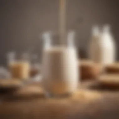 Nutritional Breakdown of Oat Milk Nutritional breakdown of oat milk highlighting fat content
