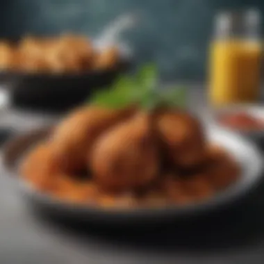 An array of delicious dishes prepared using a five-star air fryer.