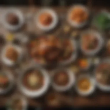 Farm-to-Table Meal with Local Ingredients Beautifully laid out farm-to-table meal showcasing local ingredients