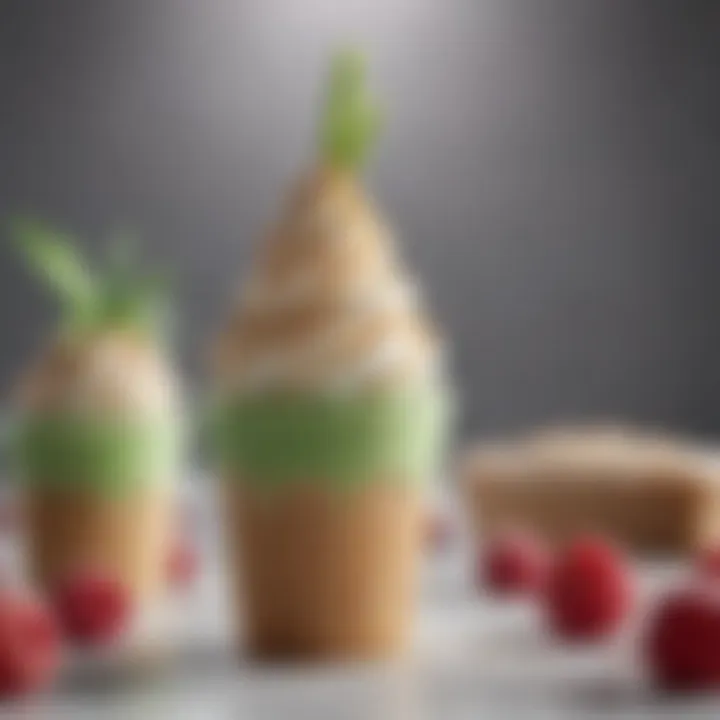 An array of plant-based frozen desserts showcasing innovation