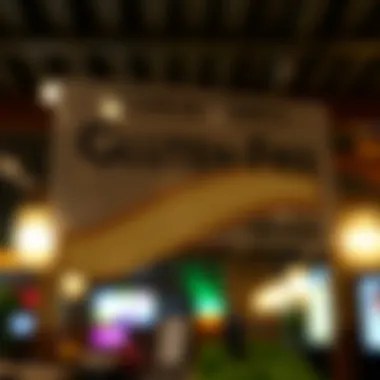 Signage indicating gluten-free options at Busch Gardens