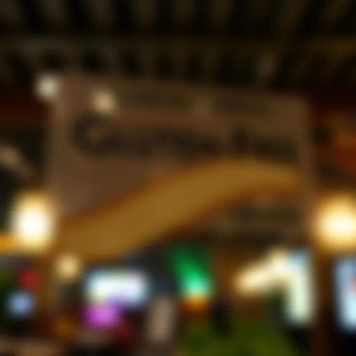 Signage indicating gluten-free options at Busch Gardens