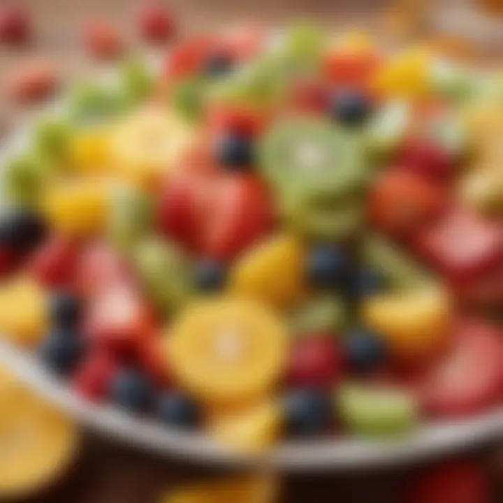 A colorful fruit salad representing a balanced intake of vitamins and minerals.
