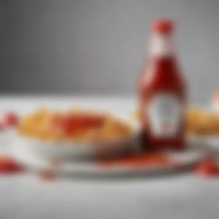 A beautifully plated dish featuring Heinz Canadian Ketchup as a key ingredient.